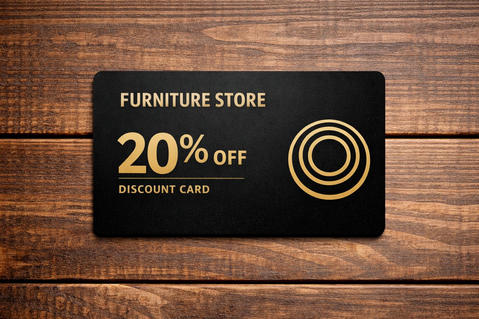 LED1 Wallet - Classic Black